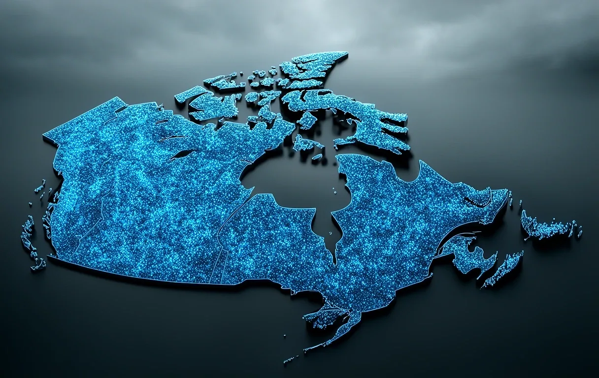 Canadian digital geography mapping